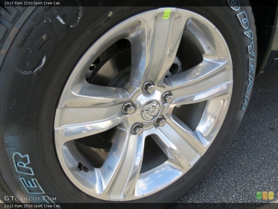 2013 Ram 1500 Sport Crew Cab Wheel and Tire Photo #74466139