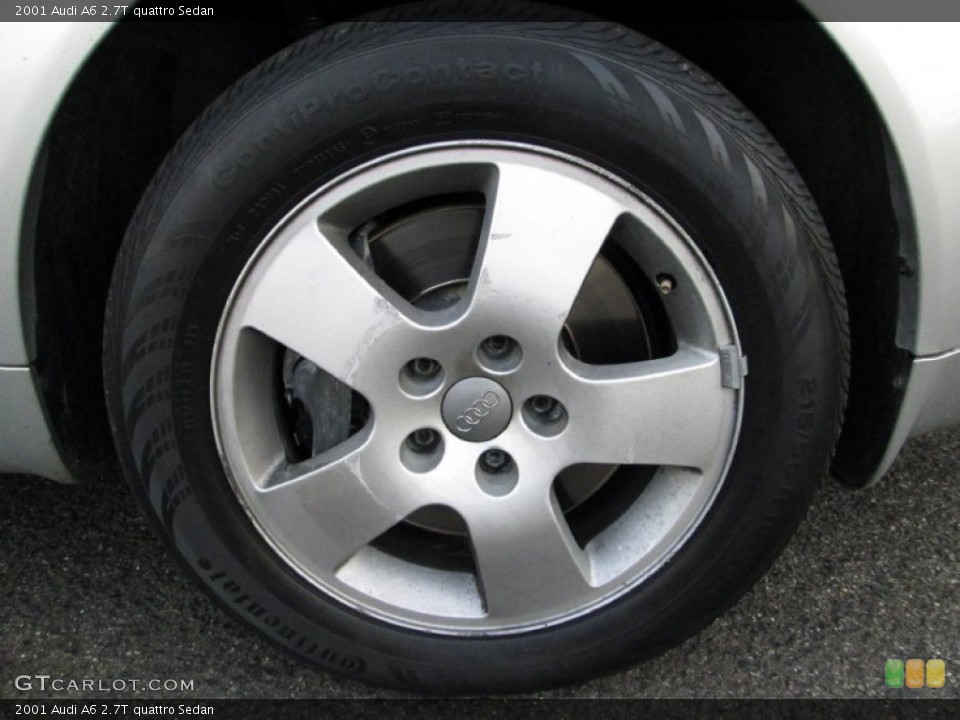 2001 Audi A6 2.7T quattro Sedan Wheel and Tire Photo #74466974