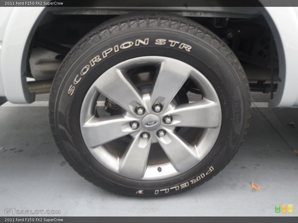 2011 Ford F150 FX2 SuperCrew Wheel and Tire Photo #74472293