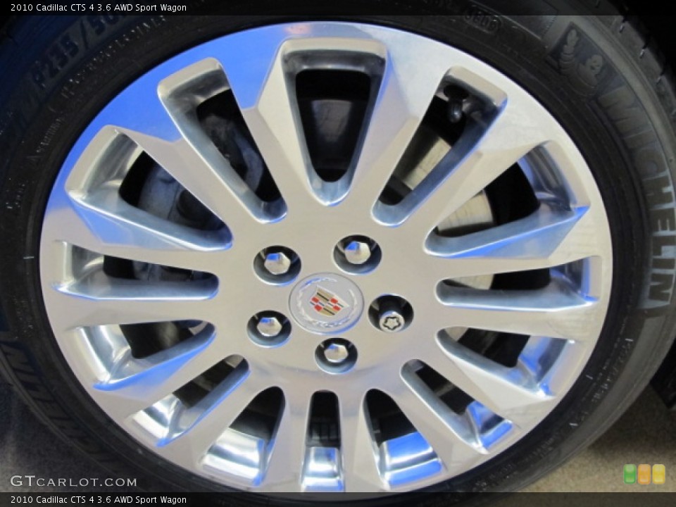 2010 Cadillac CTS 4 3.6 AWD Sport Wagon Wheel and Tire Photo #74475065