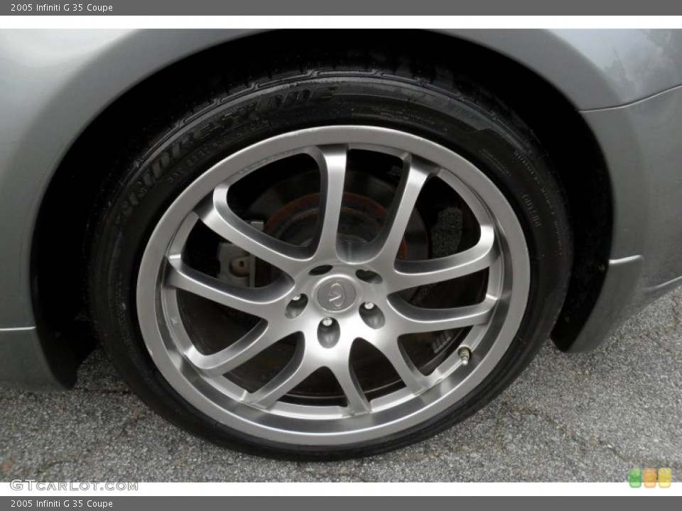 2005 Infiniti G 35 Coupe Wheel and Tire Photo #74476733
