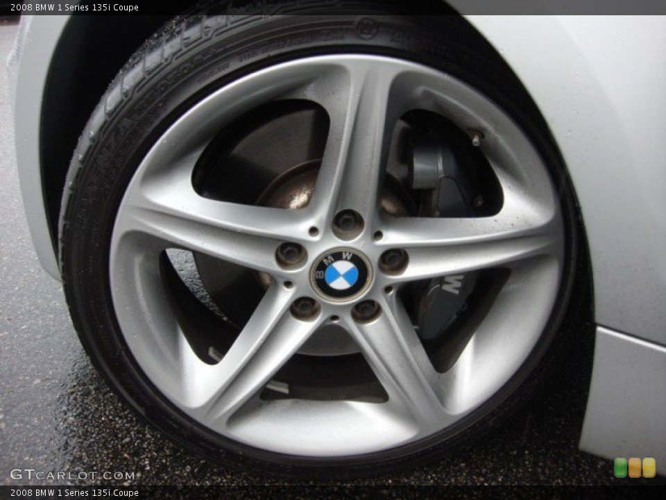 2008 BMW 1 Series 135i Coupe Wheel and Tire Photo #74482184