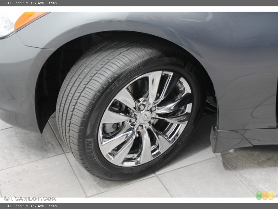 2012 Infiniti M 37x AWD Sedan Wheel and Tire Photo #74496564
