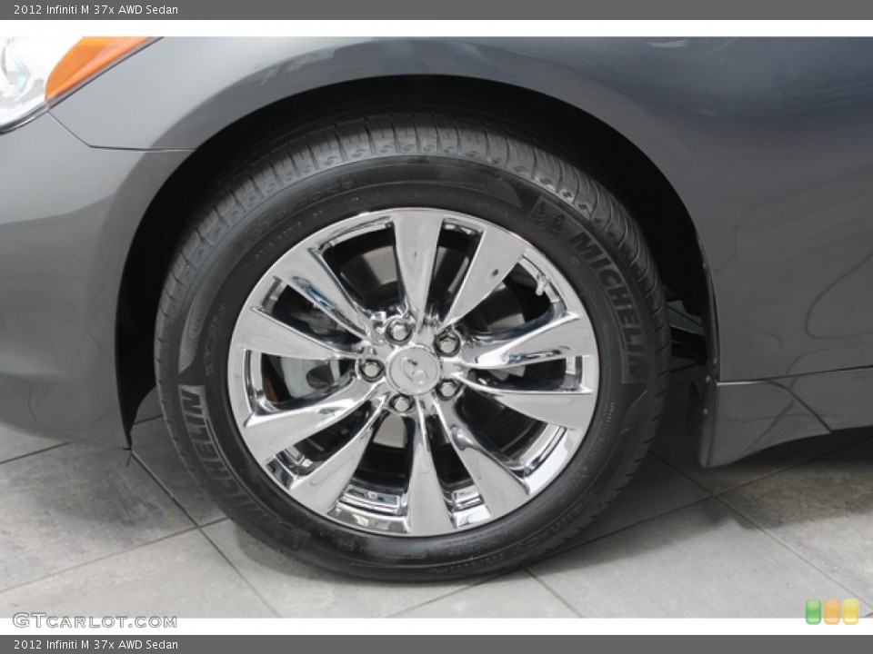 2012 Infiniti M 37x AWD Sedan Wheel and Tire Photo #74496593
