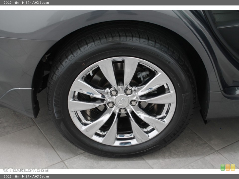 2012 Infiniti M 37x AWD Sedan Wheel and Tire Photo #74496629