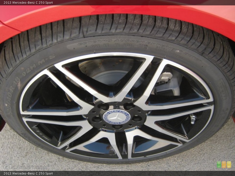 2013 Mercedes-Benz C 250 Sport Wheel and Tire Photo #74497616