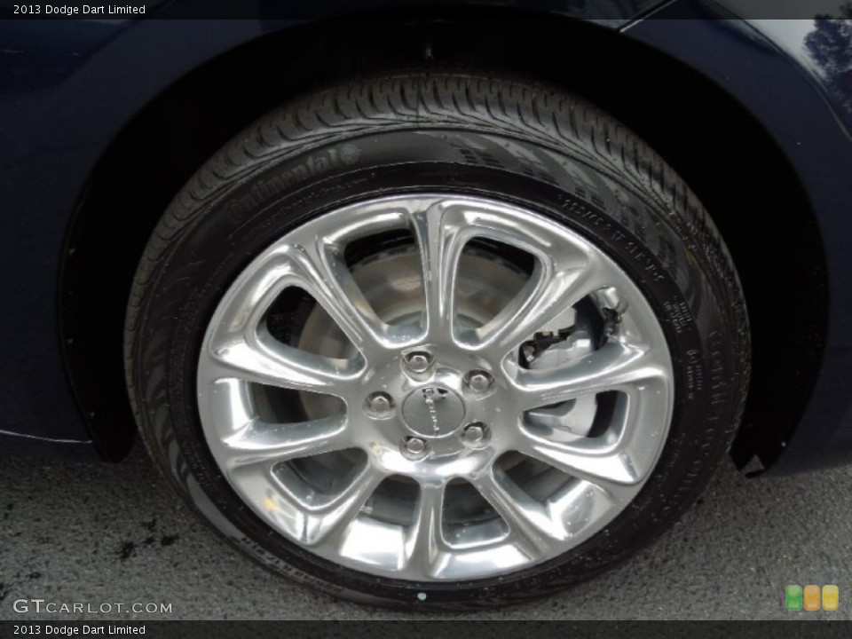 2013 Dodge Dart Limited Wheel and Tire Photo #74498164
