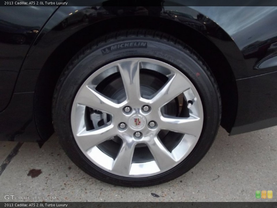 2013 Cadillac ATS 2.0L Turbo Luxury Wheel and Tire Photo #74500333