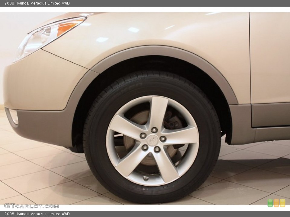 2008 Hyundai Veracruz Limited AWD Wheel and Tire Photo #74500511