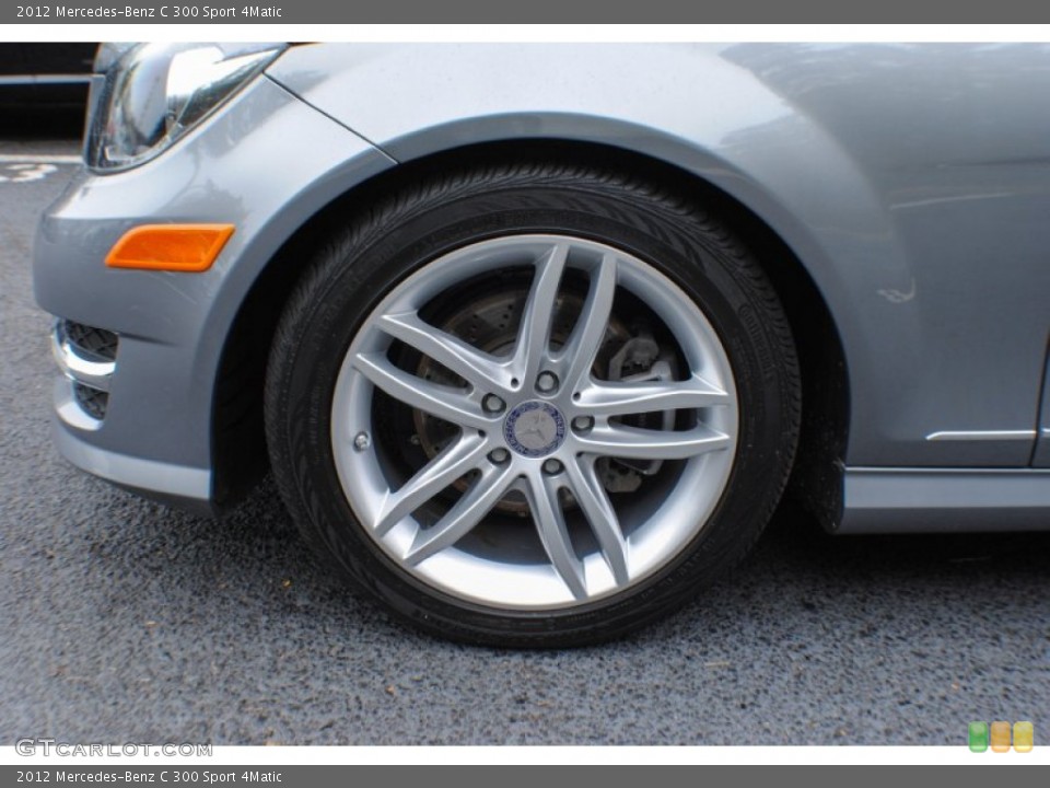 2012 Mercedes-Benz C 300 Sport 4Matic Wheel and Tire Photo #74503334