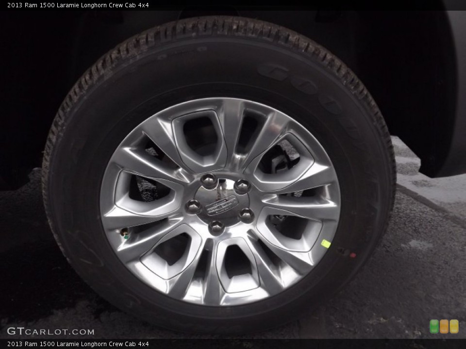 2013 Ram 1500 Laramie Longhorn Crew Cab 4x4 Wheel and Tire Photo #74506772