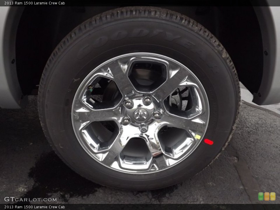 2013 Ram 1500 Laramie Crew Cab Wheel and Tire Photo #74508319