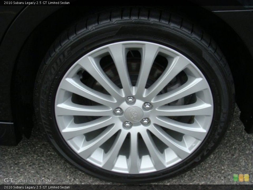 2010 Subaru Legacy 2.5 GT Limited Sedan Wheel and Tire Photo #74511743