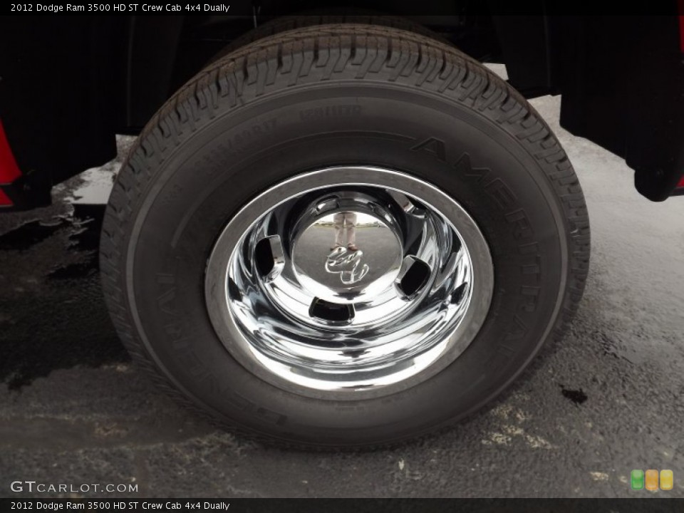 2012 Dodge Ram 3500 HD ST Crew Cab 4x4 Dually Wheel and Tire Photo #74512370