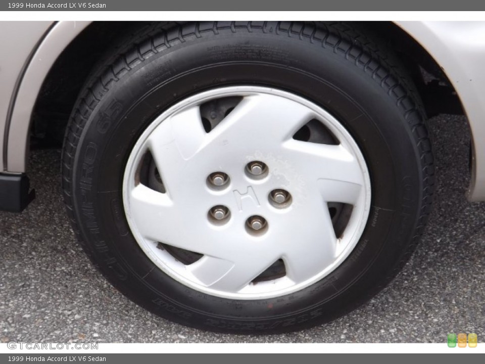 1999 Honda Accord LX V6 Sedan Wheel and Tire Photo #74515757