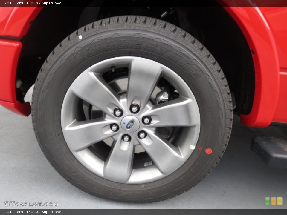 2013 Ford F150 FX2 SuperCrew Wheel and Tire Photo #74518010