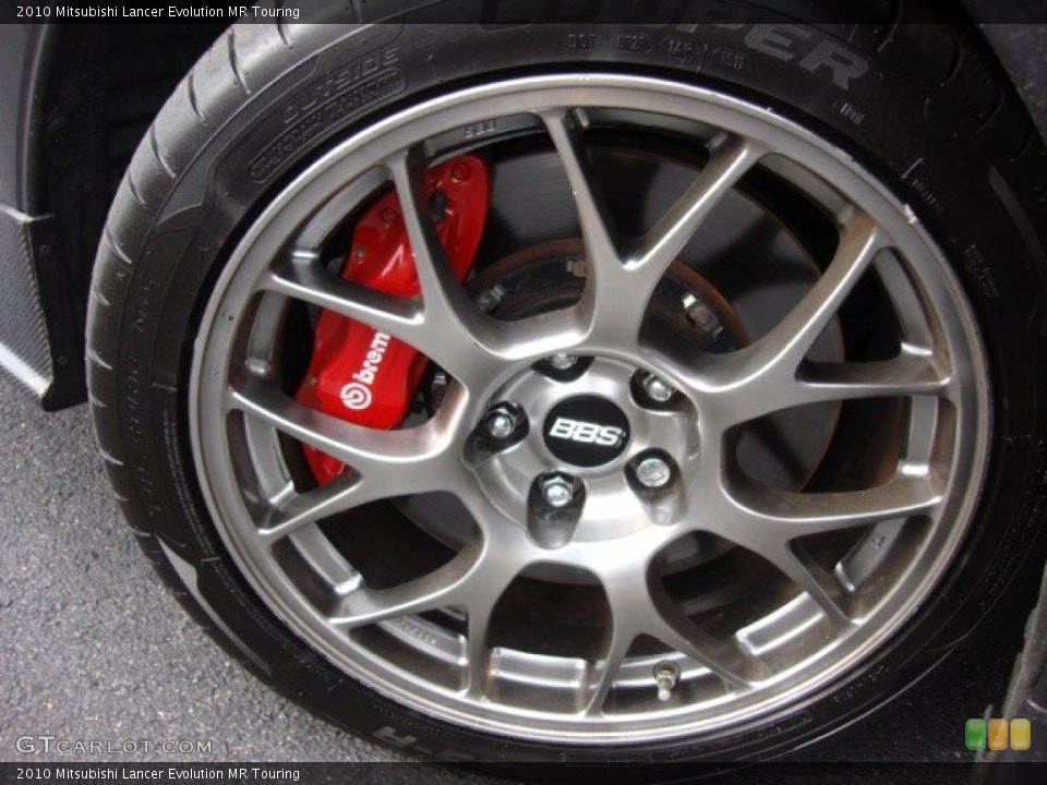 2010 Mitsubishi Lancer Evolution MR Touring Wheel and Tire Photo #74527103
