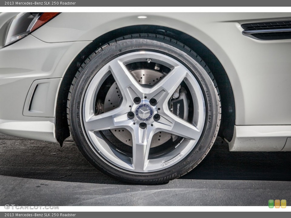 2013 Mercedes-Benz SLK 250 Roadster Wheel and Tire Photo #74528299