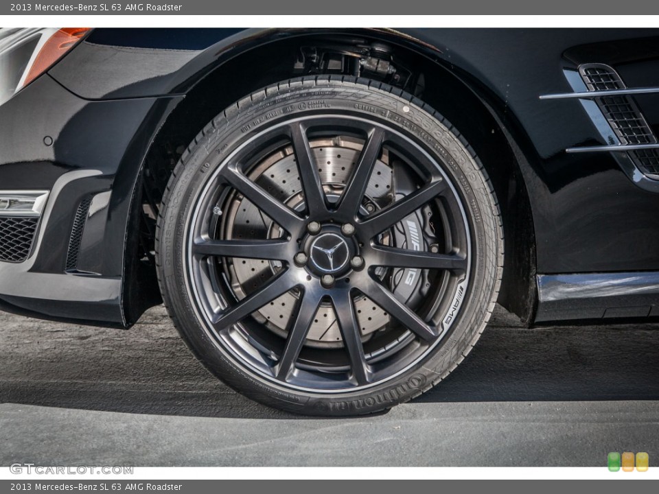 2013 Mercedes-Benz SL 63 AMG Roadster Wheel and Tire Photo #74528759