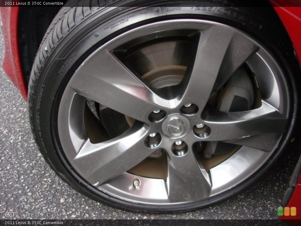 2011 Lexus IS 350C Convertible Wheel and Tire Photo #74535821