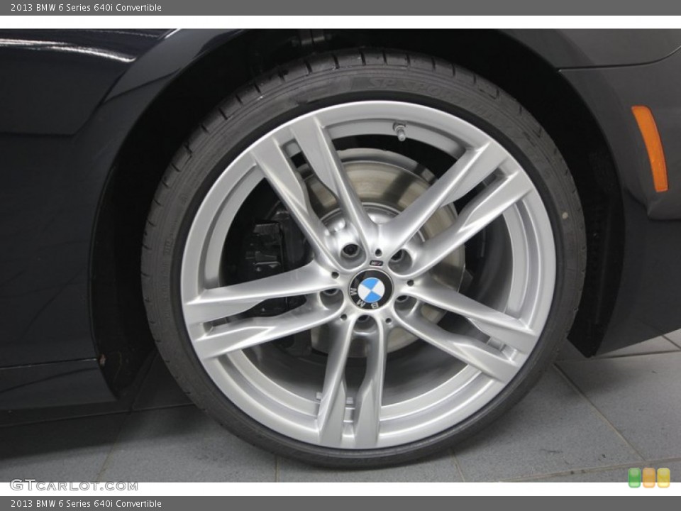 2013 BMW 6 Series 640i Convertible Wheel and Tire Photo #74536373
