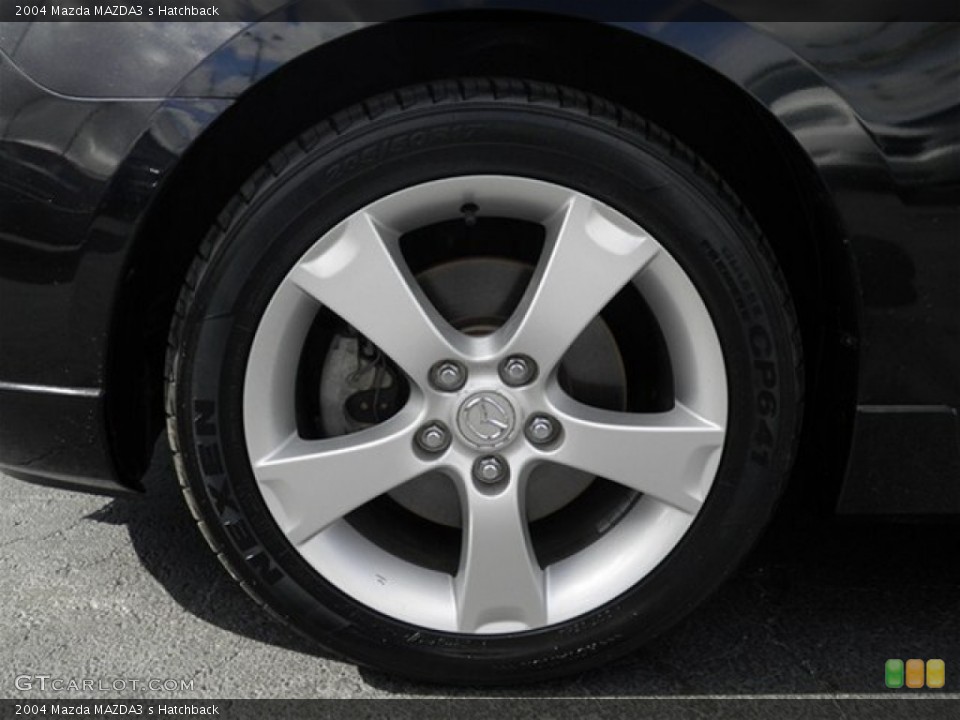 2004 Mazda MAZDA3 s Hatchback Wheel and Tire Photo #74540156