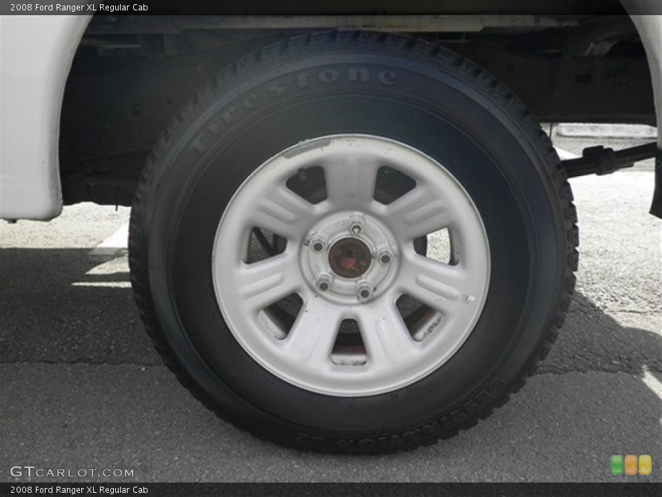 2008 Ford Ranger XL Regular Cab Wheel and Tire Photo #74541531