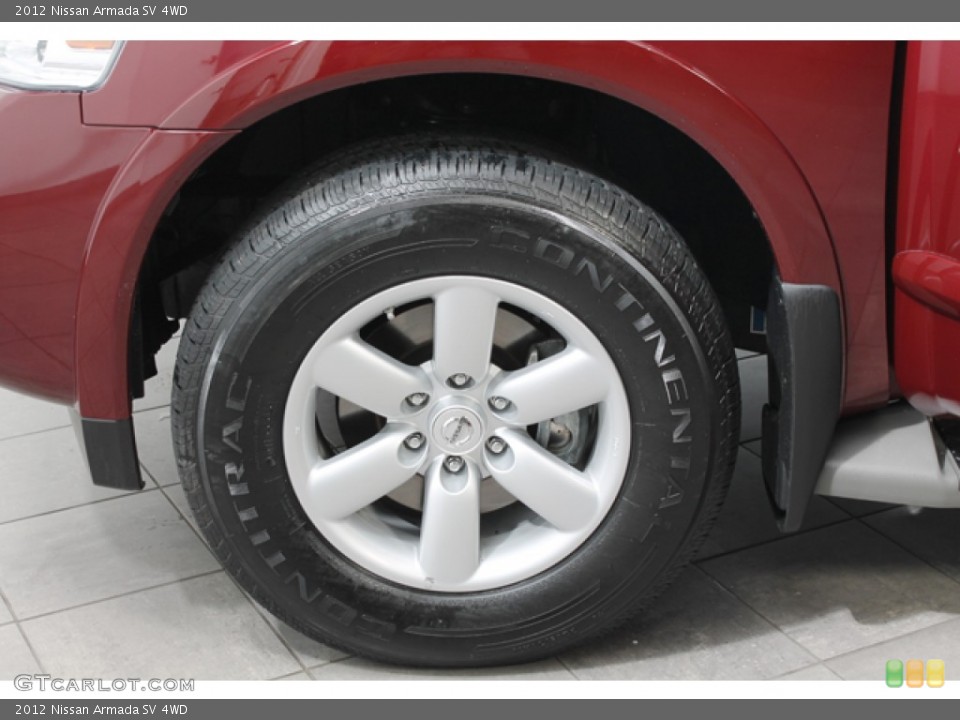 2012 Nissan Armada SV 4WD Wheel and Tire Photo #74544591