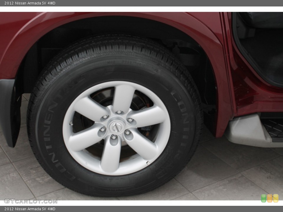 2012 Nissan Armada SV 4WD Wheel and Tire Photo #74544614