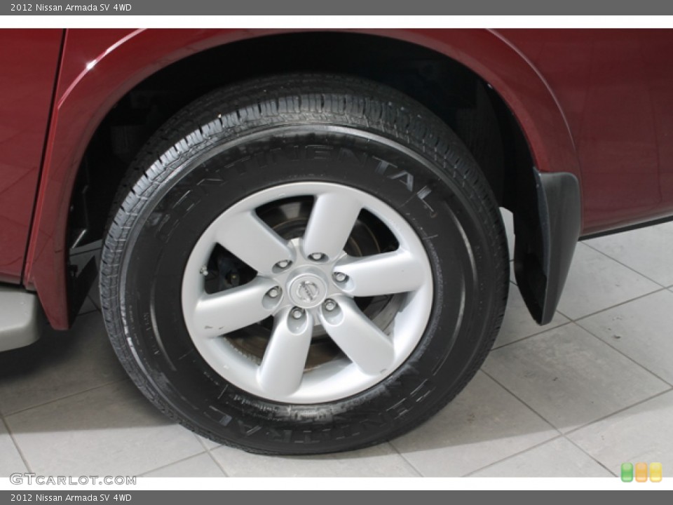 2012 Nissan Armada SV 4WD Wheel and Tire Photo #74544645