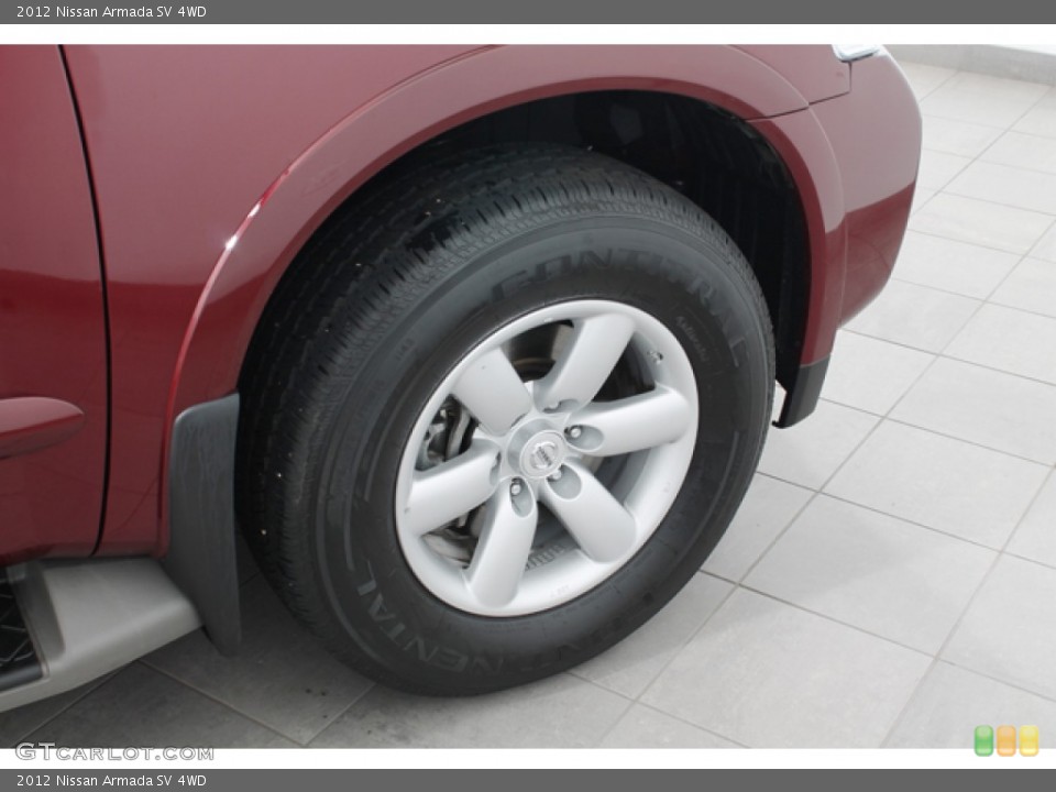 2012 Nissan Armada SV 4WD Wheel and Tire Photo #74544668