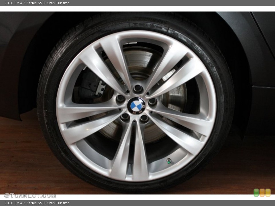 2010 BMW 5 Series 550i Gran Turismo Wheel and Tire Photo #74546069