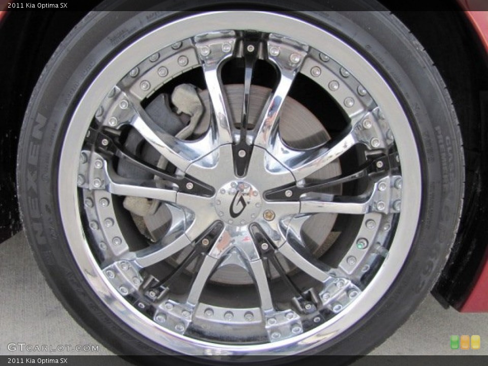 2011 Kia Optima Custom Wheel and Tire Photo #74554959