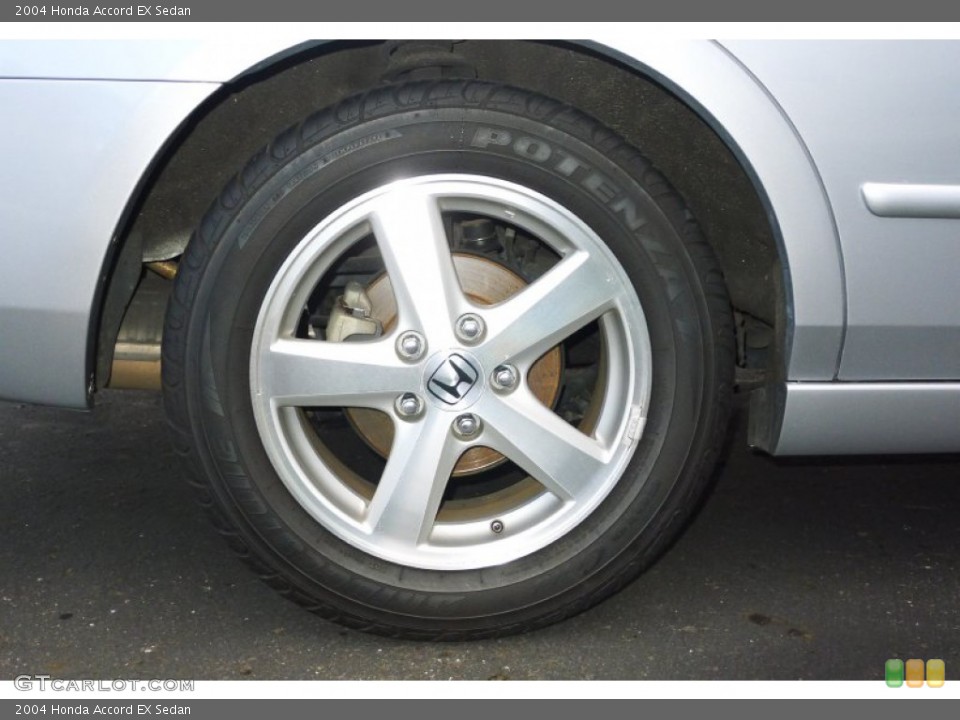 2004 Honda Accord EX Sedan Wheel and Tire Photo #74556585