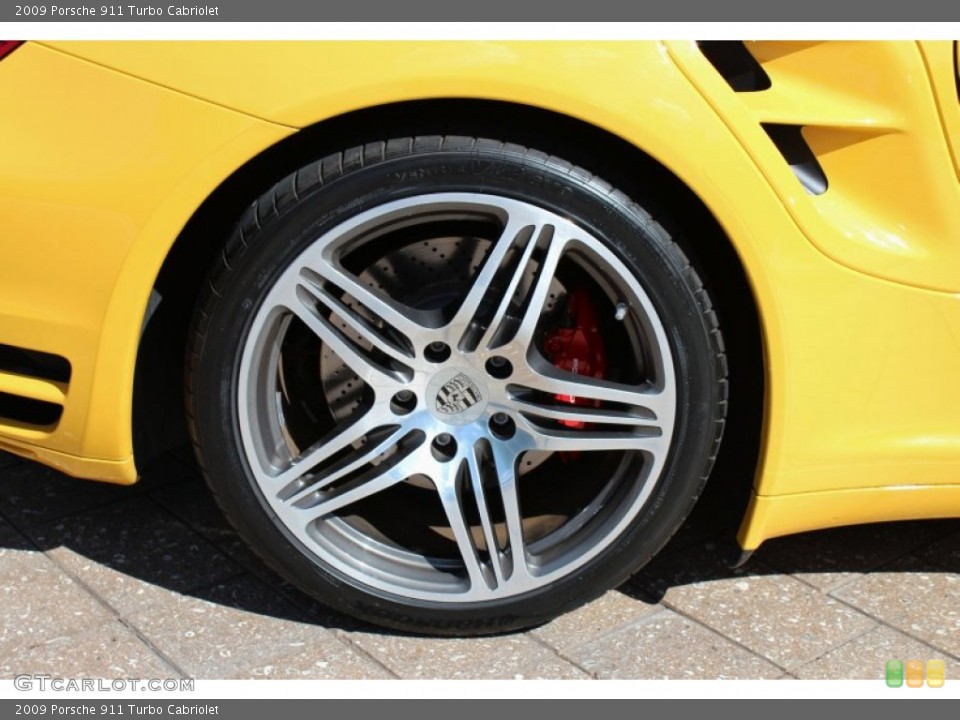 2009 Porsche 911 Turbo Cabriolet Wheel and Tire Photo #74559981