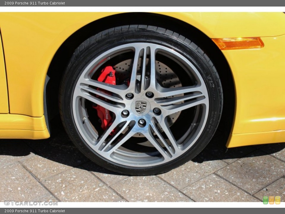 2009 Porsche 911 Turbo Cabriolet Wheel and Tire Photo #74559996
