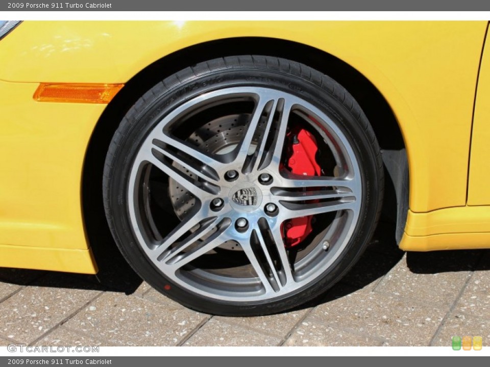 2009 Porsche 911 Turbo Cabriolet Wheel and Tire Photo #74560017
