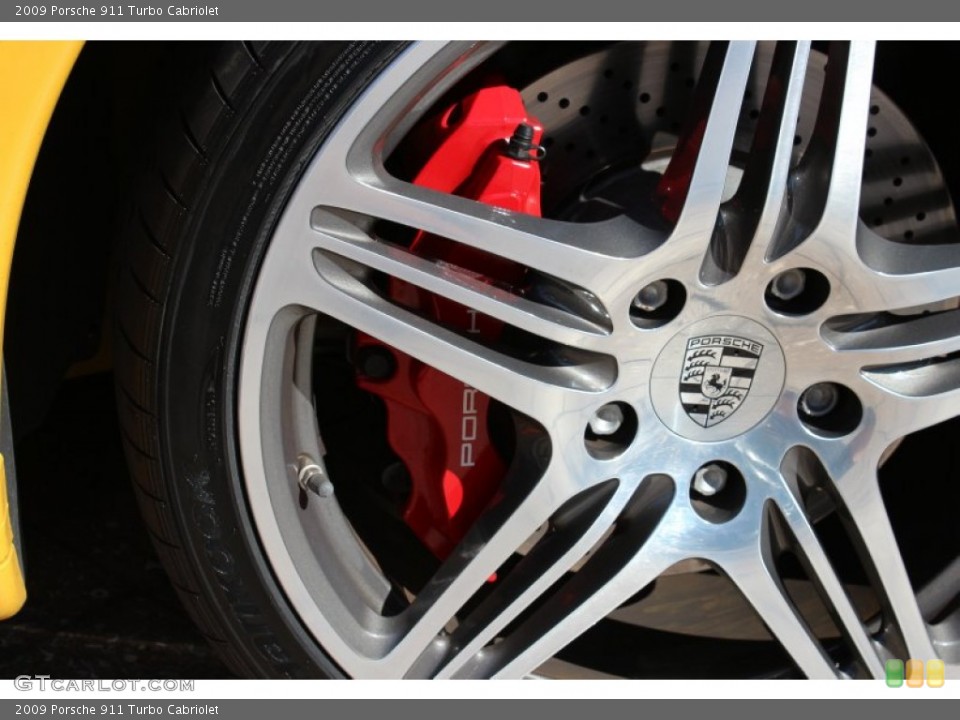 2009 Porsche 911 Turbo Cabriolet Wheel and Tire Photo #74560056