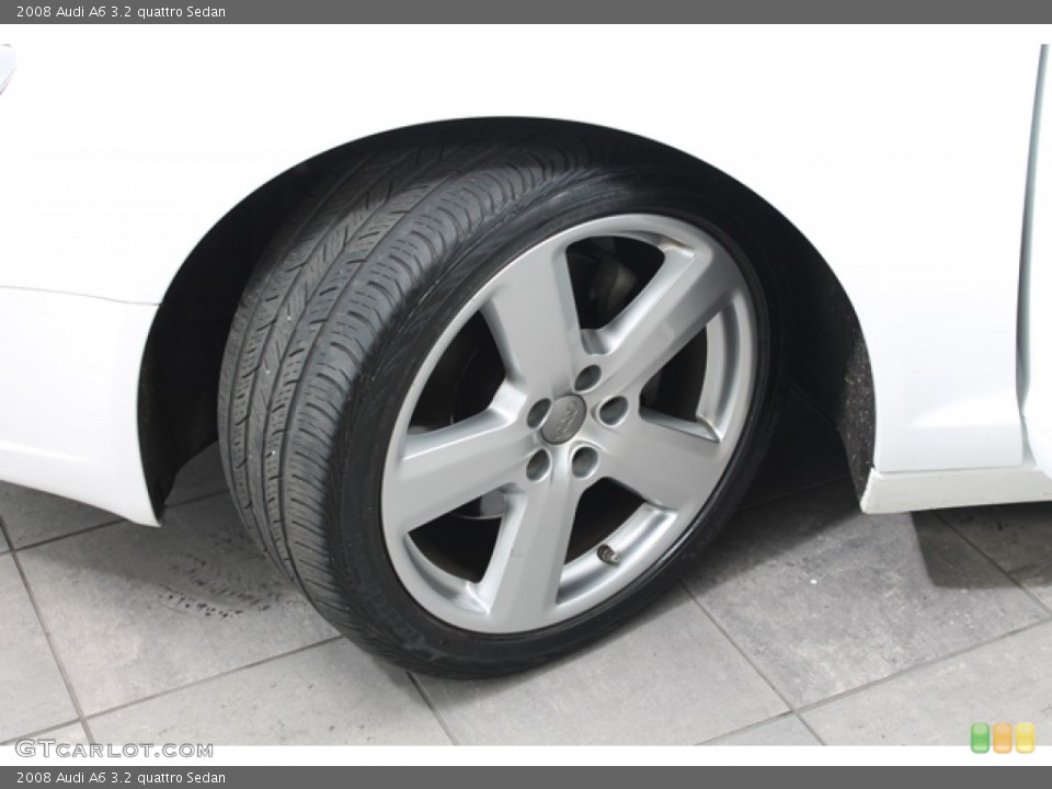 2008 Audi A6 3.2 quattro Sedan Wheel and Tire Photo #74561448