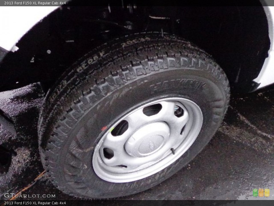 2013 Ford F150 XL Regular Cab 4x4 Wheel and Tire Photo #74565343