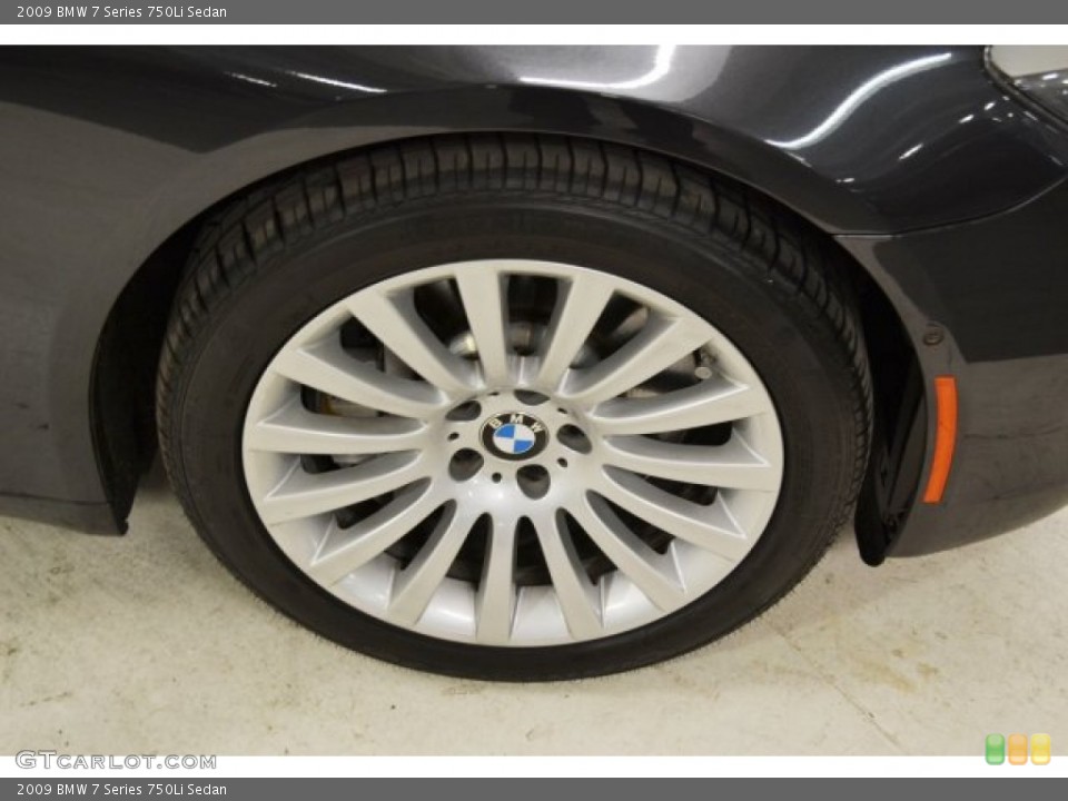 2009 BMW 7 Series 750Li Sedan Wheel and Tire Photo #74570385