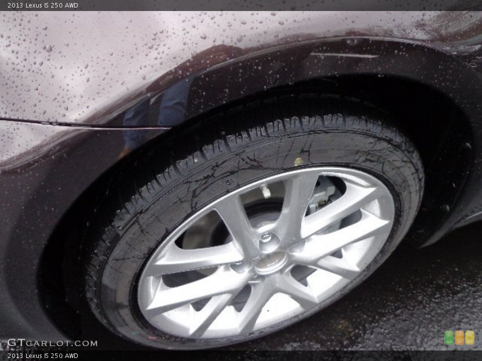 2013 Lexus IS 250 AWD Wheel and Tire Photo #74571287