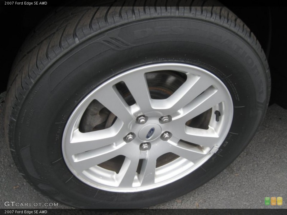 2007 Ford Edge SE AWD Wheel and Tire Photo #74573744