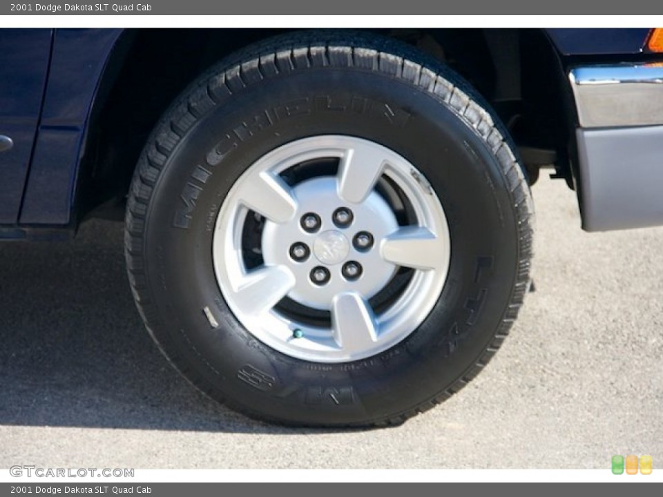 2001 Dodge Dakota SLT Quad Cab Wheel and Tire Photo #74574413