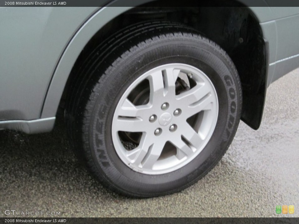 2008 Mitsubishi Endeavor LS AWD Wheel and Tire Photo #74578386