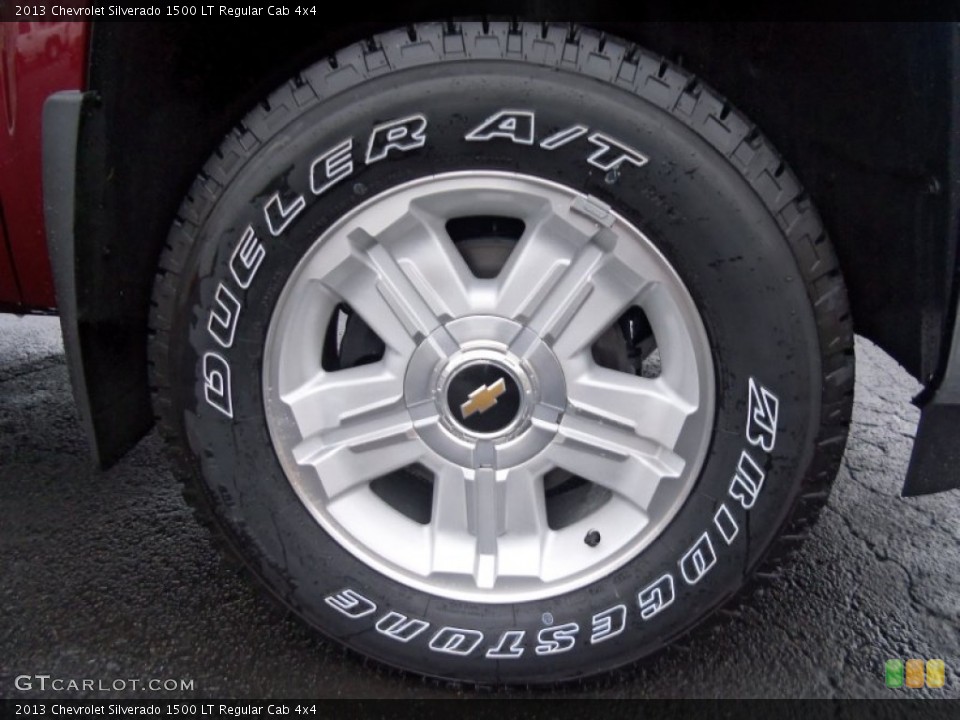 2013 Chevrolet Silverado 1500 LT Regular Cab 4x4 Wheel and Tire Photo #74581655