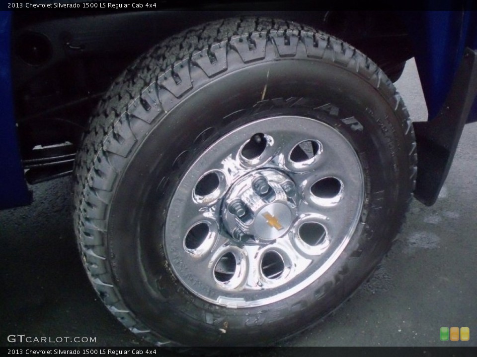 2013 Chevrolet Silverado 1500 LS Regular Cab 4x4 Wheel and Tire Photo #74582459