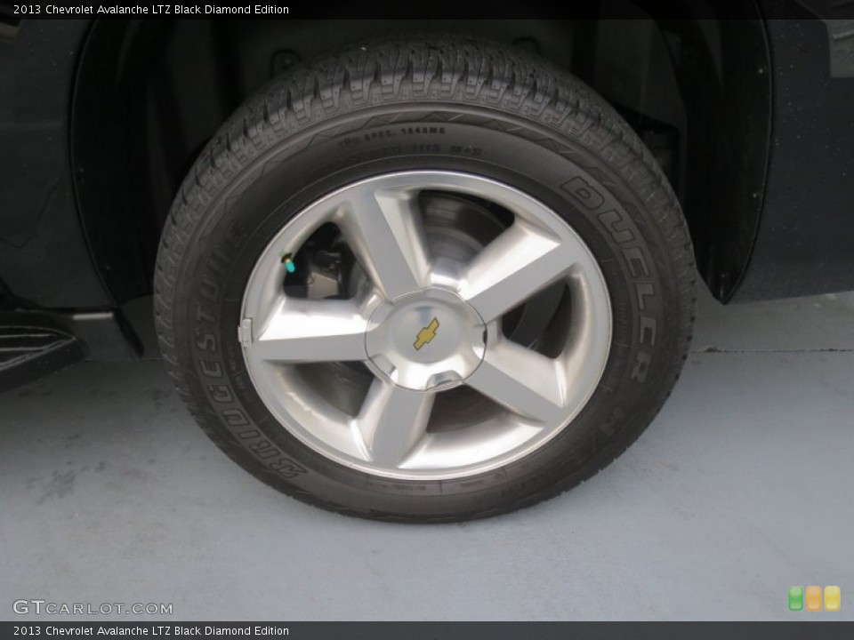 2013 Chevrolet Avalanche LTZ Black Diamond Edition Wheel and Tire Photo #74582621