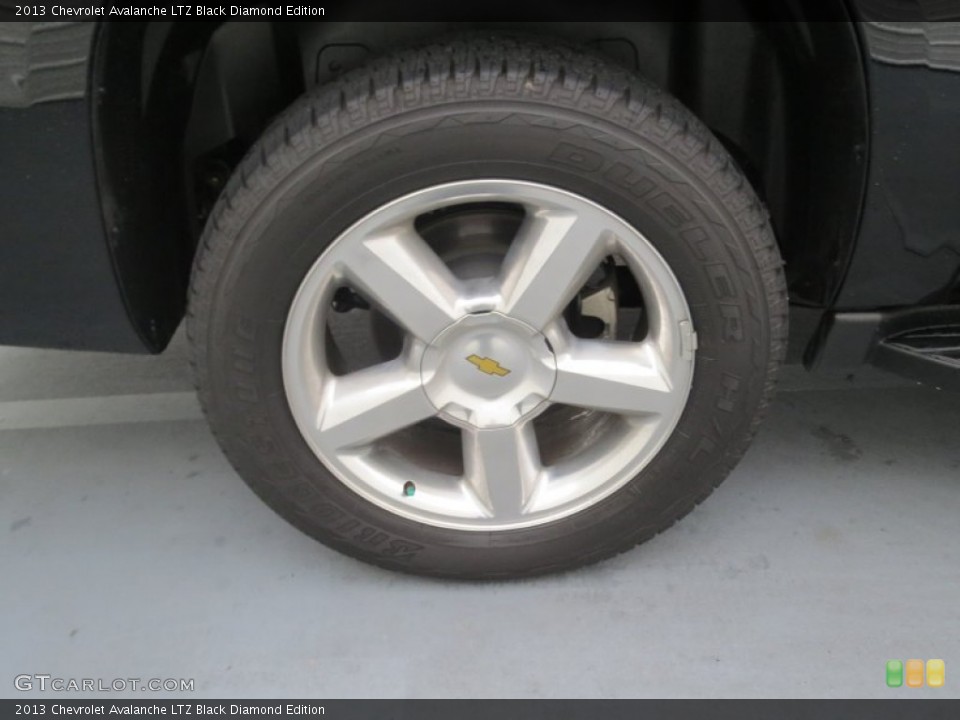 2013 Chevrolet Avalanche LTZ Black Diamond Edition Wheel and Tire Photo #74582641
