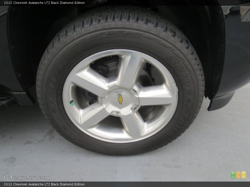 2013 Chevrolet Avalanche LTZ Black Diamond Edition Wheel and Tire Photo #74582663